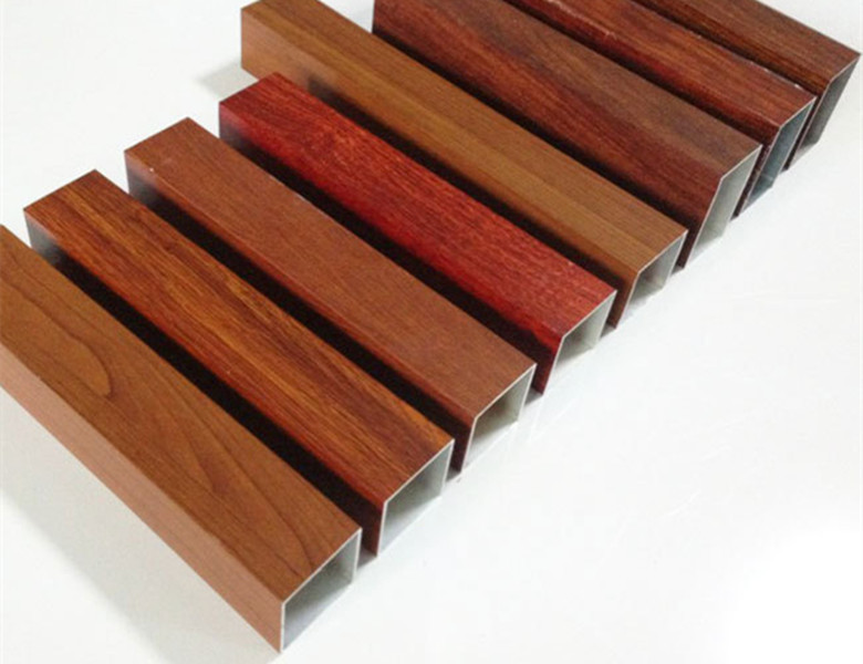 6063 Customized Wood Finish Extruded Aluminium Window Profiles