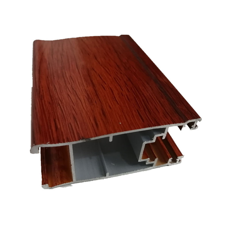 6063 Customized Wood Finish Extruded Aluminium Window Profiles